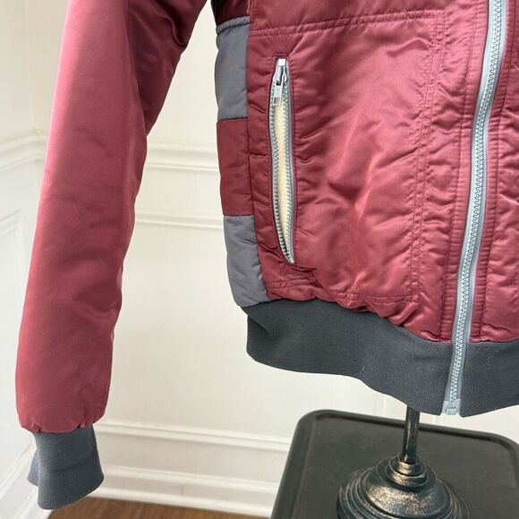 Vintage Late 70s Early 80s The Line Ski Jacket Goose Down Feather Fill M L - Picture 4 of 12